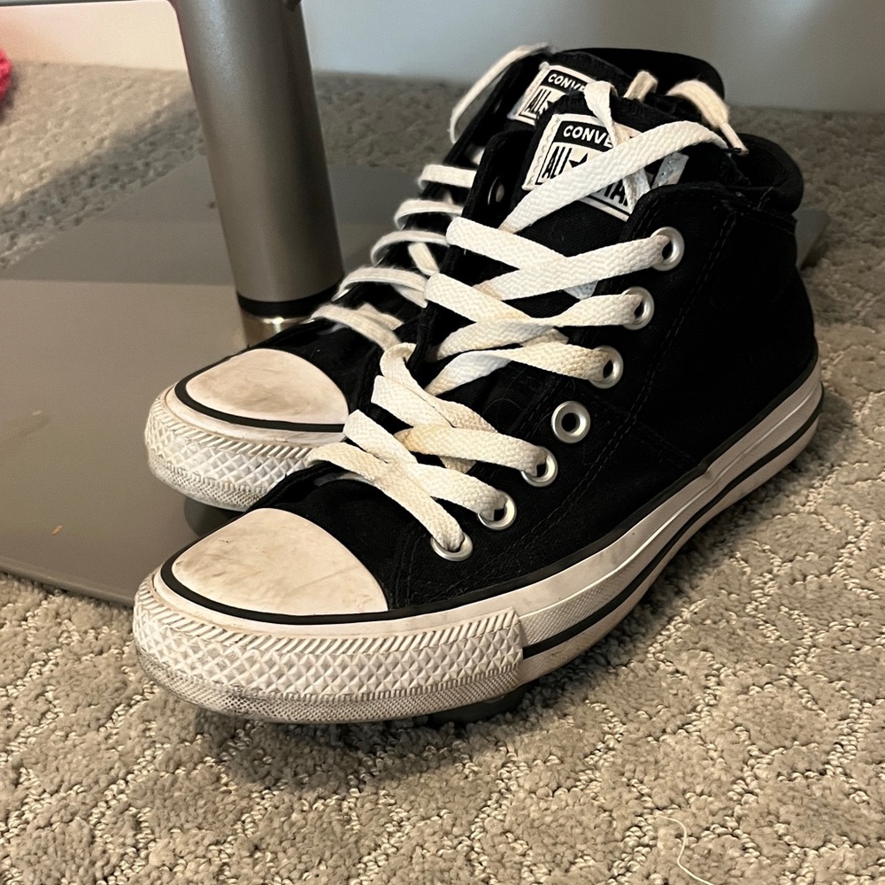 Converse Black and White High-Tops